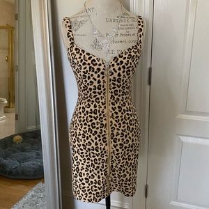 H&M Divided Bodycon Dress - Leopard Print -